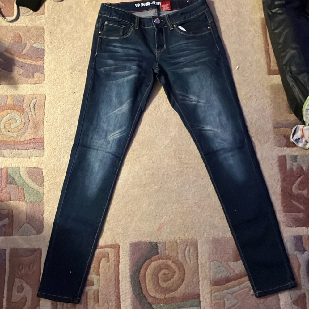 Dark blue jeans 7-8 women